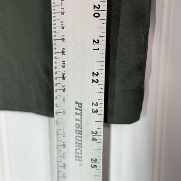 Paul Harris Design Silk Blouse Small Sage Green Short Sleeve Minimalist Top - Picture 6 of 8